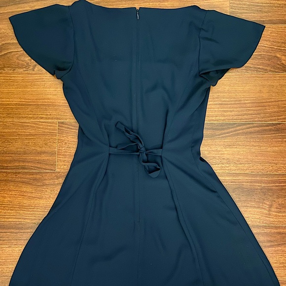 Navy Blue Square Neck Dress (Aritzia’s Sunday Best) - Picture 1 of 2